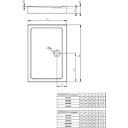 Поддон акриловый Radaway Doros D Compact 100х90 см SDRD1090-05 - фото 2