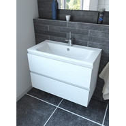 Тумба подвесная с раковиной Эстет Bali 80 см, 2 ящика ФР-00002084 - фото 3