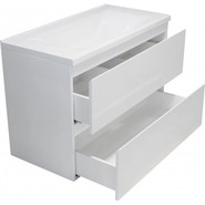 Тумба подвесная с раковиной Эстет Bali 100 см, 2 ящика ФР-00002083 - фото 4