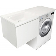 Тумба подвесная с раковиной-столешницей Эстет Dallas Luxe 120 см L, 1 ящик ФР-00001925 - фото 