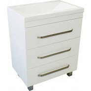 Тумба напольная с раковиной Эстет Monaco 70 см, 3 ящика ФР-00002265 - фото 