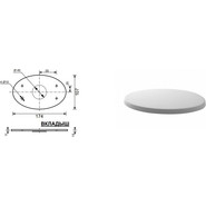 Раковина врезная на столешницу Эстет Bali 80 см ФР-00001400 - фото 6