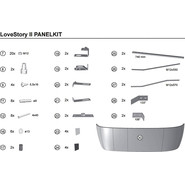 Крепление панели Ravak B27500000N - фото 