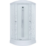 Душевая кабина Triton Стандарт А Мозаика ДН4 100х100 см, белый/узор - фото 