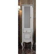 Пенал напольный Opadiris Лаура 45 см, левый, белый матовый - фото 