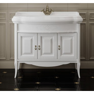 Тумба напольная с раковиной Opadiris Лоренцо 100 см, белый - фото 