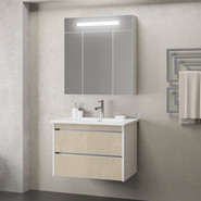 Зеркало-шкаф Smile Фреш 80 см, белый - фото 5