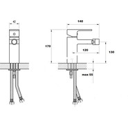 Смеситель для биде Bronze de Luxe Grani W980, хром - фото 2