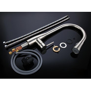 Смеситель для кухни Oulin OL-8016, сатин - фото 2