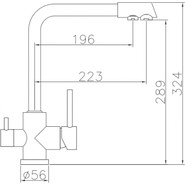 Смеситель для кухни Oulin OL-8073, сатин - фото 2