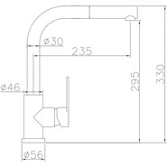 Смеситель для кухни Oulin OL-8607S, сатин - фото 2