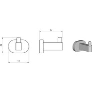 Крючок CR 110 Ravak Chrome X07P320 - фото 2