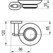 Мыльница CR 200 Ravak Chrome X07P187 - фото 4