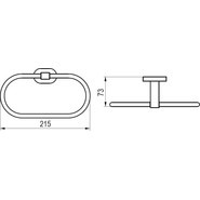 Кольцо для полотенец CR 300 Ravak Chrome X07P190 - фото 4