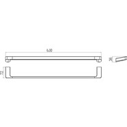 Держатель для полотенец TD 310 Ravak 10° X07P325 - фото 2