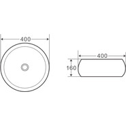 Раковина-чаша BelBagno 40 см BB1065 - фото 3