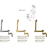 Слив-перелив BelBagno BB567-OVF-CRM, хром - фото 2