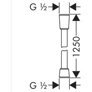 Душевой шланг Hansgrohe Isiflex 28272000 - фото 4