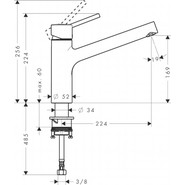 Смеситель для кухни Hansgrohe Talis S 32851000 - фото 4