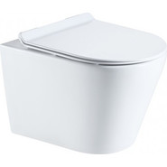 Унитаз подвесной безободковый Sole Torr с крышкой микролифт - фото 