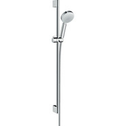 Душевой гарнитур Hansgrohe Crometta 100 Vario 26657400 со штангой 90 см, белый/хром - фото 