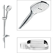 Душевой гарнитур Hansgrohe Raindance Select 120 Unica Set 26620400, белый/хром - фото 2