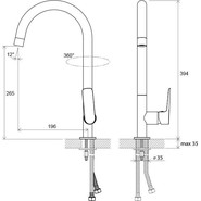 Смеситель для кухни Ravak Classic СL 016.00 X070085 - фото 2