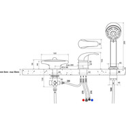 Смеситель для ванны Ravak Rosa RS 025.00 X07P003 - фото 6
