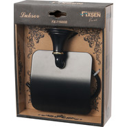 Держатель для туалетной бумаги Fixsen Luksor FX-71610B, цвет черный - фото 2