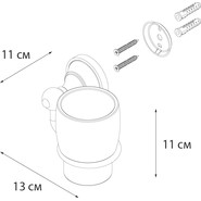 Стакан для зубных щеток Fixsen Bogema FX-78506 - фото 3