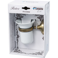 Стакан для зубных щеток Fixsen Retro FX-83806, цвет бронза - фото 2