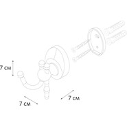 Двойной крючок Fixsen Europa FX-21805C - фото 3