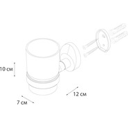 Стакан для зубных щеток Fixsen Europa FX-21806 - фото 4