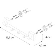 Набор крючков Fixsen Kvadro FX-61305-4 - фото 3