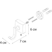 Крючок Fixsen Kvadro FX-61305 - фото 3