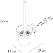 Ершик для унитаза Fixsen Kvadro FX-61313 - фото 3