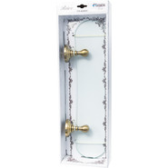 Стеклянная полка Fixsen Retro FX-83803 50 см, цвет бронза - фото 2