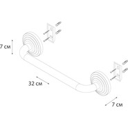 Поручень для ванны Fixsen Retro FX-83817 30 см, цвет бронза - фото 3