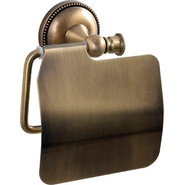 Держатель для туалетной бумаги Fixsen Alfa GR-9510, цвет античная латунь - фото 