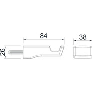 Крючок Imprese Grafiky ZMK04180821, цвет чёрный - фото 2