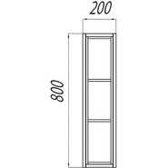 Модуль подвесной открытый Акватон Брук 20 см 1A200903BCDF0, белый/дуб феррара - фото 4