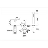 Смеситель для ванны Cezares Legend BDM-01, Цвет производителя: хром - фото 2
