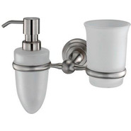 Дозатор для жидкого мыла со стаканом WasserKraft Ammer K-7089 - фото 