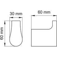 Крючок WasserKraft Elbe K-7223, цвет чёрный - фото 4