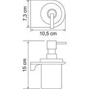 Дозатор для жидкого мыла WasserKraft Kammel K-8399 - фото 4