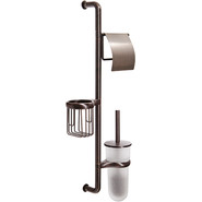 Стойка с держателем и ёршиком WasserKraft Isar K-1468, цвет тёмная бронза - фото 