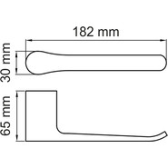 Держатель для туалетной бумаги WasserKraft Elbe K-7296, цвет чёрный - фото 4