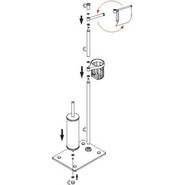 Стойка с держателем и ёршиком WasserKraft K-1264 - фото 5