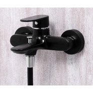 Смеситель для ванны WasserKraft Elbe 7401, чёрный - фото 2