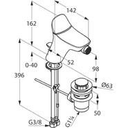 Смеситель для биде Kludi Ambienta 532160575 - фото 5